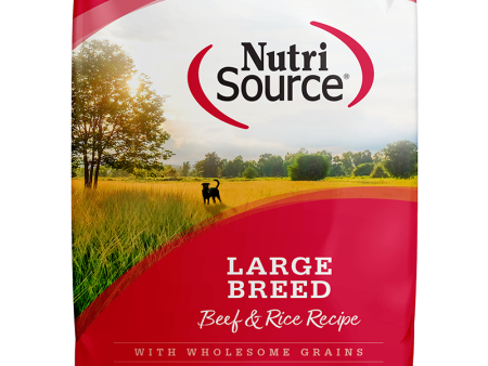 NutriSource® Large Breed Beef & Rice Recipe Dog Food on Sale