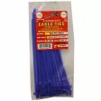 Tool City 8 in. L Blue Cable Tie 100 Pack Supply