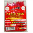 Tool City 4 in. L Red Cable Tie 100 Pack Hot on Sale