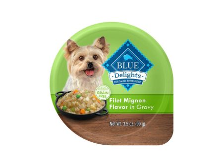 Blue Buffalo Blue Delights Small Breed Filet Mignon in Gravy Dog  Food Cup (3.5-oz, single cup) Online Hot Sale