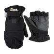 Berne Flip-Top Glove Mitten Large Black For Cheap