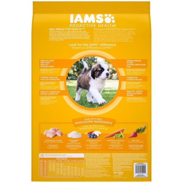 Iams ProActive Health Smart Puppy Large Breed Dry Dog Food Supply