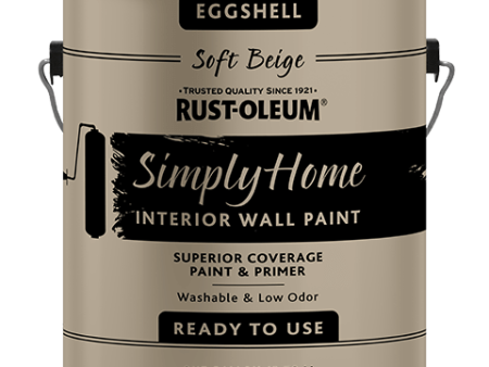 Rust-Oleum® Simply Home® Interior Wall Paint Eggshell Soft Beige on Sale