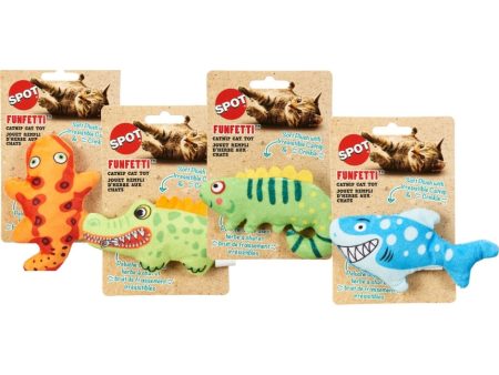 SPOT FUNFETTI TOY W CATNIP (4 IN, ASSORTED) Online