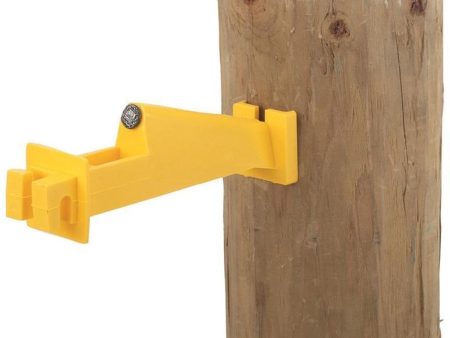 WOOD POST INSULATOR EXTENDER (15 PACK, YELLOW) Supply