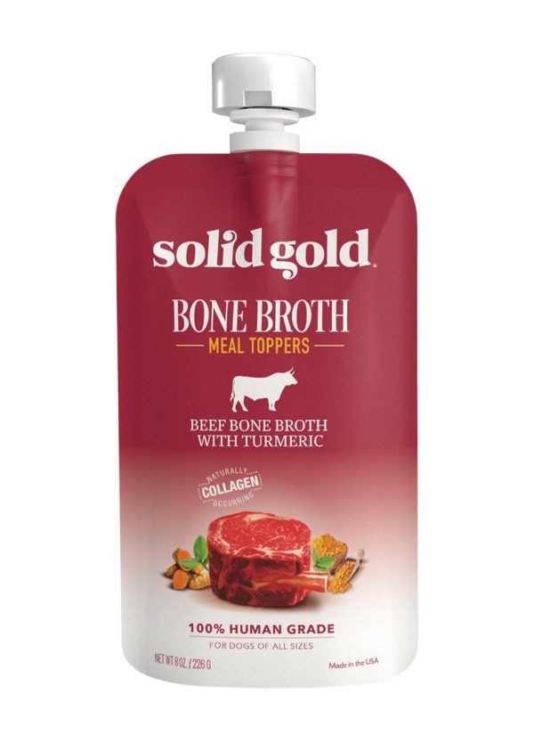 Solid Gold Beef Bone Broth with Turmeric Online now