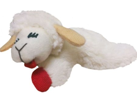 MULTIPET LAMB CHOP W CATNIP (4 IN, WHITE) Online Sale