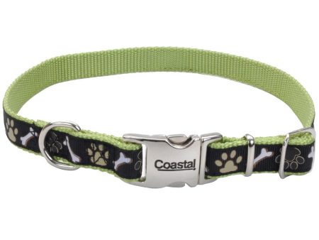 Coastal Pet Products Ribbon Adjustable Dog Collar with Metal Buckle Cheap