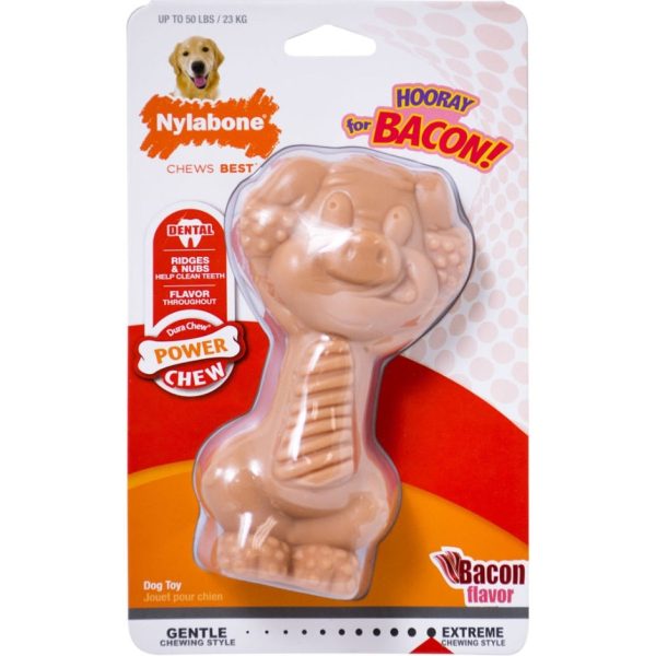 POWER CHEW TOUCHDOWN PIG (GIANT, BACON) For Sale