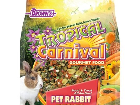 TROPICAL CARNIVAL GOURMET RABBIT FOOD (10 LB) Discount