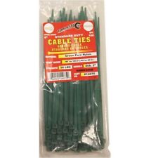 Tool City 8 in. L Green Cable Tie 100 Pack Hot on Sale