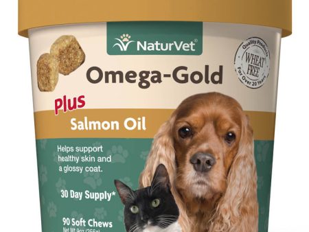 NaturVet Omega-Gold Plus Salmon Oil Soft Chew Cheap