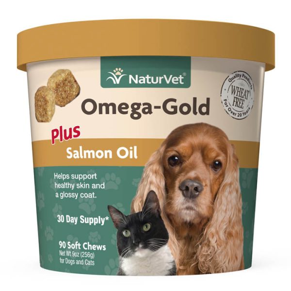 NaturVet Omega-Gold Plus Salmon Oil Soft Chew Cheap