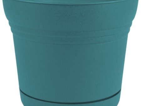 SATURN PLANTER (7 INCH, BERMUDA TEAL) For Sale