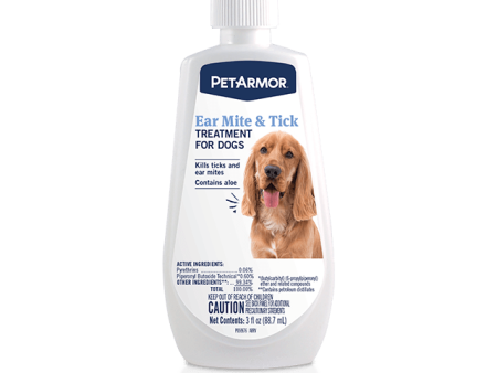 PetArmor® Ear Mite and Tick Treatment for Dogs Discount