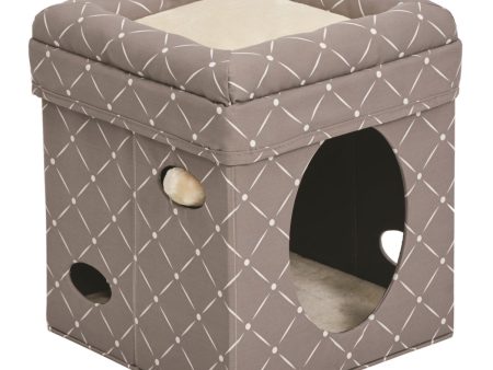 Midwest Home Curious Cat Cube- Mushroom (1 count) Sale