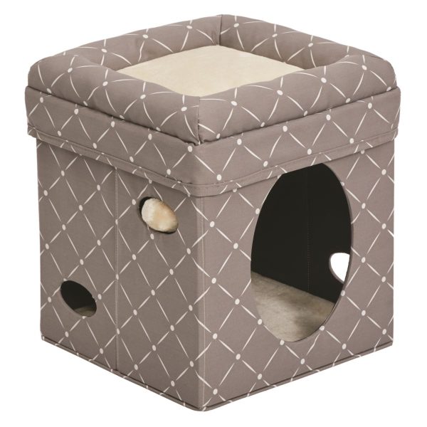 Midwest Home Curious Cat Cube- Mushroom (1 count) Sale