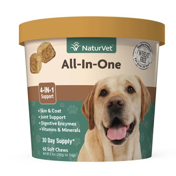 NaturVet All-In-One Soft Chews Hot on Sale