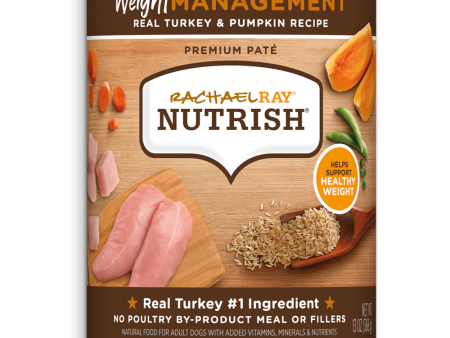 Rachael Ray® Nutrish® Premium Paté Weight Management Real Turkey & Pumpkin Recipe Wet Dog Food Sale