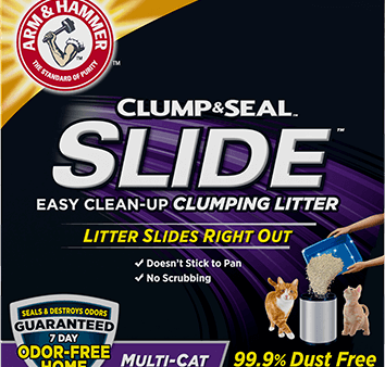 Church & Dwight Arm & Hammer™ SLIDE™ Easy Clean-Up Clumping Litter Multi-Cat Fashion