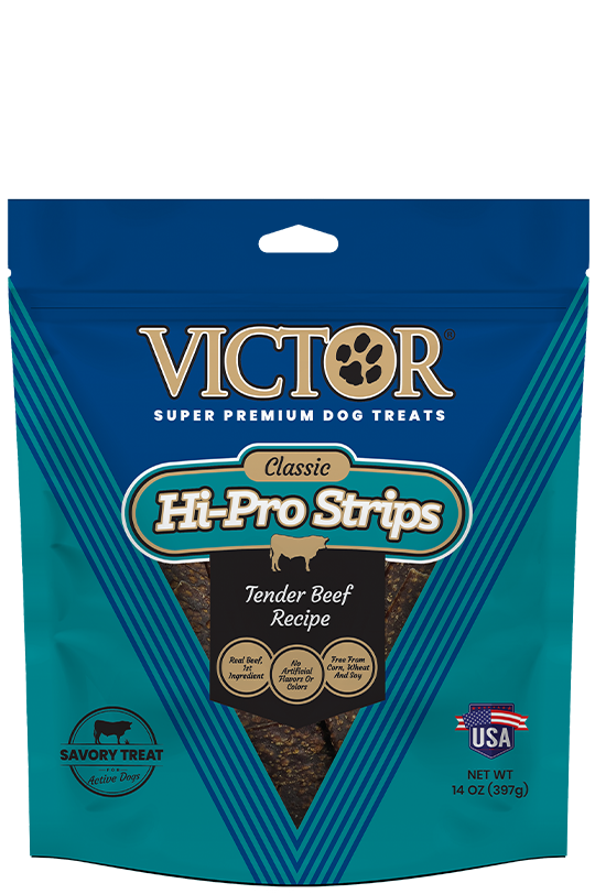 Victor Hi-Pro Strips with Tender Beef on Sale