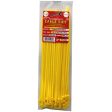 Tool City 11.8 in. L Yellow Cable Tie 100 Pack Hot on Sale