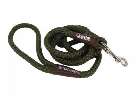 Coastal Water & Woods Braided Rope Snap Dog Leash Fashion