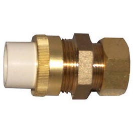 Pipe Fitting, Compression Union, 1 2-In. Slip x Brass Online Sale