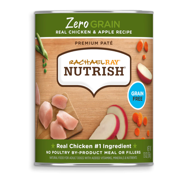 Rachael Ray® Nutrish® Premium Paté Zero Grain Real Chicken & Apple Recipe Wet Dog Food Online Hot Sale