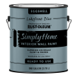 Rust-Oleum® Simply Home® Interior Wall Paint  Eggshell Lakefront Blue For Sale