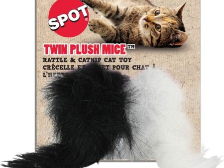 SPOT TWIN MIAMI MICE (4.5 IN-2 PK, BLACK) Online Hot Sale