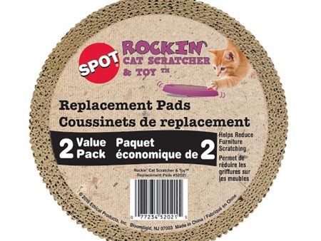 Spot ROCKIN’ CAT SCRATCHER INSERT 5.5″ 2PK on Sale