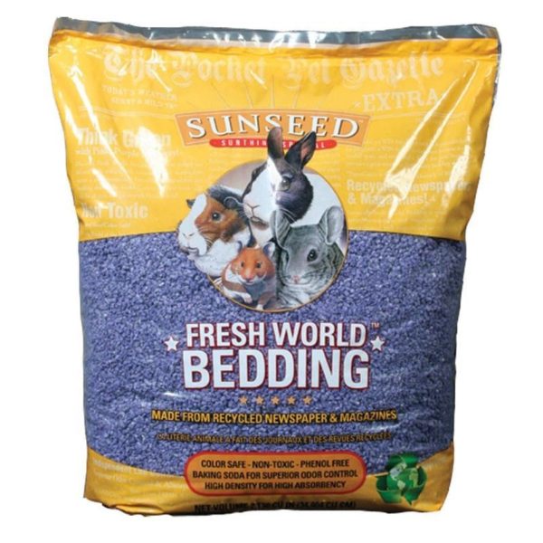 Sunseed Fresh World Bedding - Purple Supply