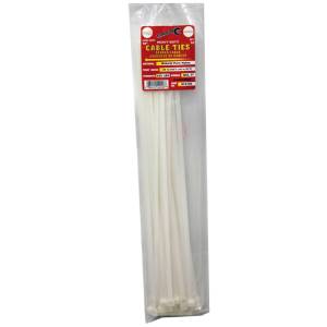 Tool City 18 in. L White Cable Tie 50 Pack on Sale