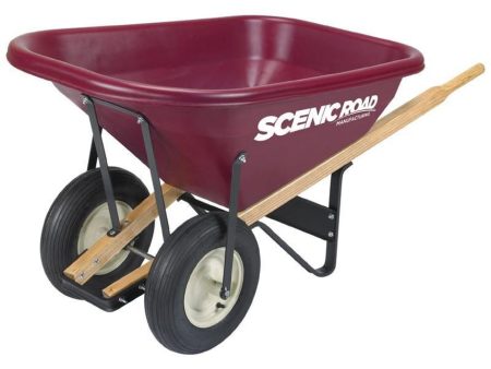 SCENIC ROAD TRAY FOR M8-2 WHEELBARROW (8 CU FT, MAROON) Supply