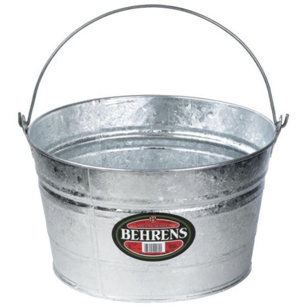 BEHRENS GALVANIZED HOT DIPPED PAILS (4.25 GALLON, SILVER) Online Sale