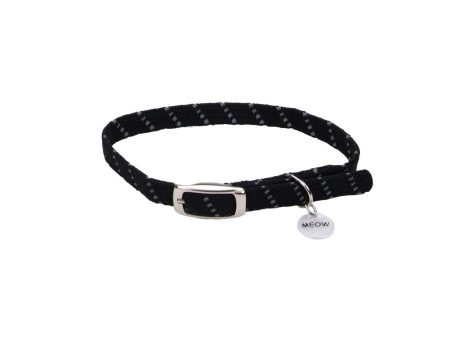 Coastal Pet Products ElastaCat Reflective Safety Stretch Collar with Reflective Charm Online now