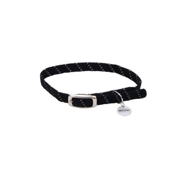 Coastal Pet Products ElastaCat Reflective Safety Stretch Collar with Reflective Charm Online now