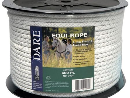 POLY EQUI-ROPE (600 FEET, WHITE) For Sale