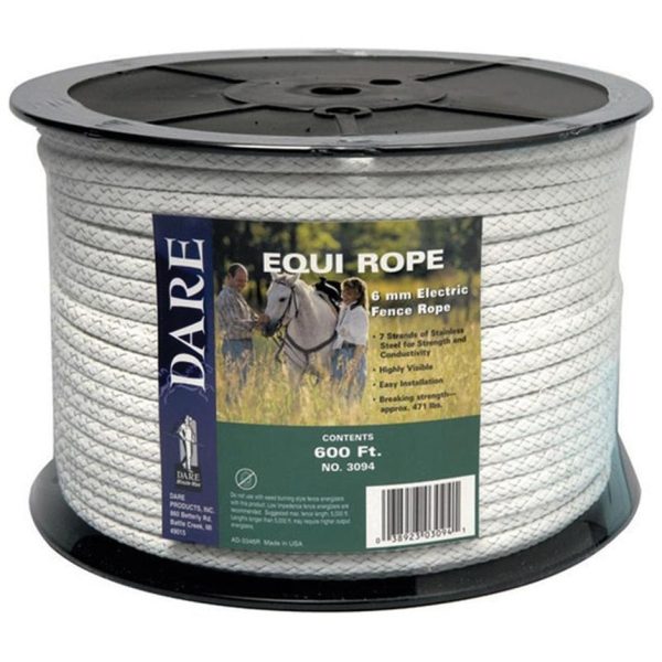 POLY EQUI-ROPE (600 FEET, WHITE) For Sale