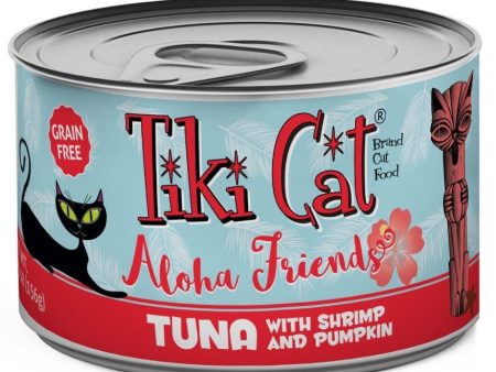 Tiki Cat Aloha Friends Grain Free Tuna with Shrimp and Pumpkin Canned Cat Food Sale