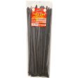 Tool City 14.5 in. L Black Cable Tie 120LB HD 100 Pack For Cheap