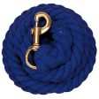 Weaver Leather Cotton Lead Rope With Brass Plated 225 Snap Supply