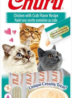 Inaba Churu Purée Chicken with Crab Flavor Cat Treats (1 Count) Online now