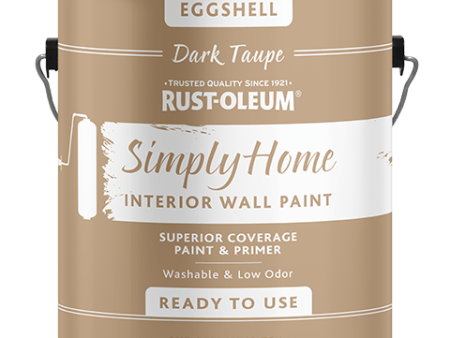 Rust-Oleum® Simply Home® Interior Wall Paint Eggshell Dark Taupe Online