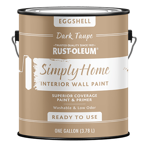 Rust-Oleum® Simply Home® Interior Wall Paint Eggshell Dark Taupe Online