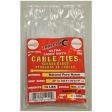 Tool City 4  Cable Tie, White, 100 Pack Online Hot Sale