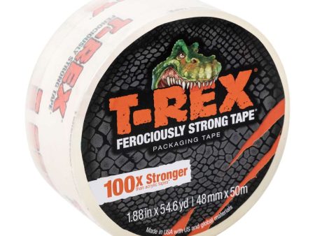 T-Rex® Packing Tape - Clear, 1.88 in. x 54.6 yd. (1.88  x 54.6 yard, Clear) Cheap