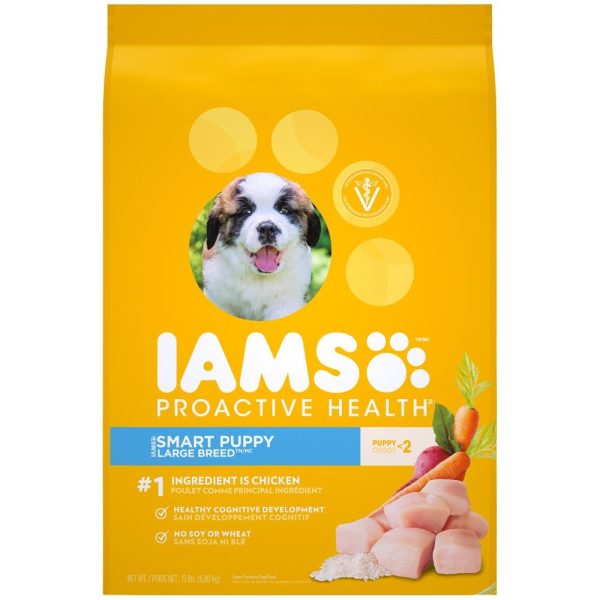 Iams ProActive Health Smart Puppy Large Breed Dry Dog Food Supply