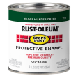 Rust-Oleum® Protective Enamel Brush-On Paint Gloss Hunter Green Sale